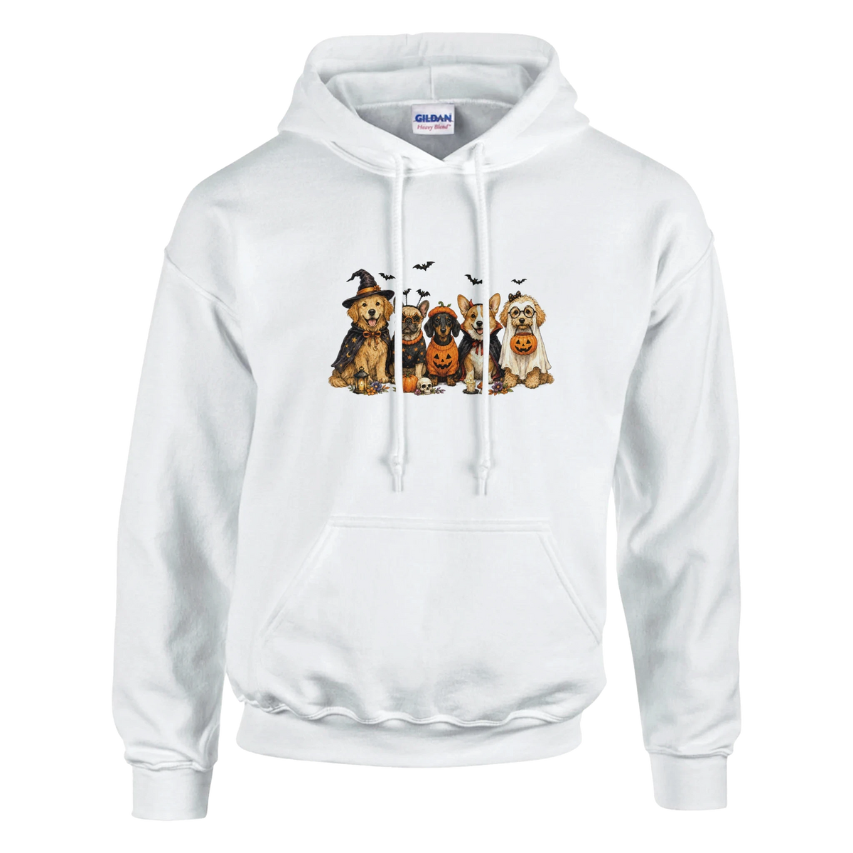 Dog and Cat Halloween Costume Hoodie - Pet Lover Graphic Sweatshirt