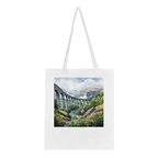 Scottish Watercolour Tote Bag – 100% Cotton Eco-Friendly Carryall