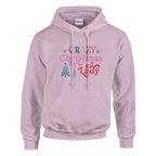 Crazy Christmas Lady Hoodie -  Graphic Sweatshirt