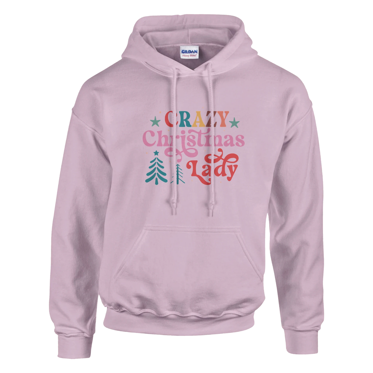 Crazy Christmas Lady Hoodie -  Graphic Sweatshirt