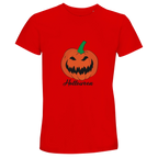 Halloween Pumpkin Unisex Crew Neck T-Shirt - Recycled Cotton