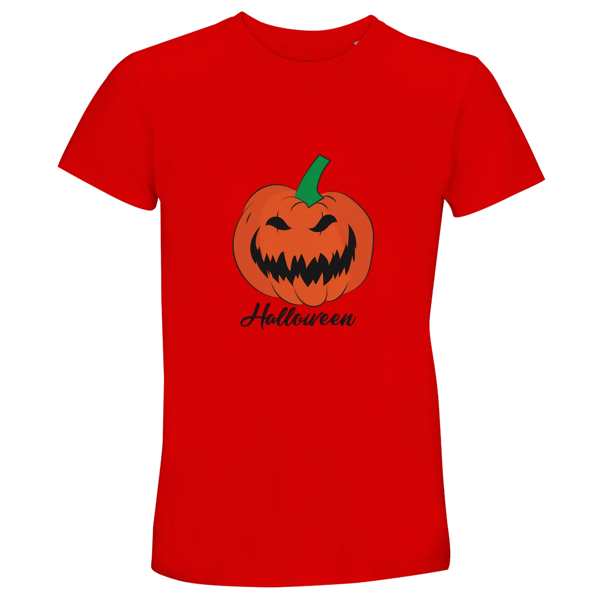 Halloween Pumpkin Unisex Crew Neck T-Shirt - Recycled Cotton