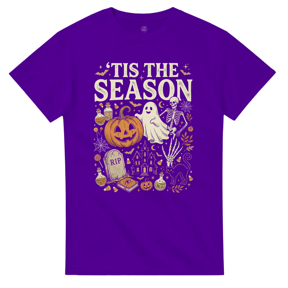 'Tis the Season Halloween Unisex T-Shirt – Premium Heavyweight Cotton Tee
