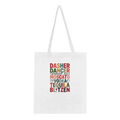 Dasher, Dancer, Prancer... Vodka Tote Bag – Eco-Friendly Cotton Tote