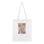Dasher, Dancer, Prancer... Vodka Tote Bag – Eco-Friendly Cotton Tote