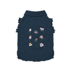Princess Dog Denim Jacket – Stylish Indigo & Black Pet Outerwear