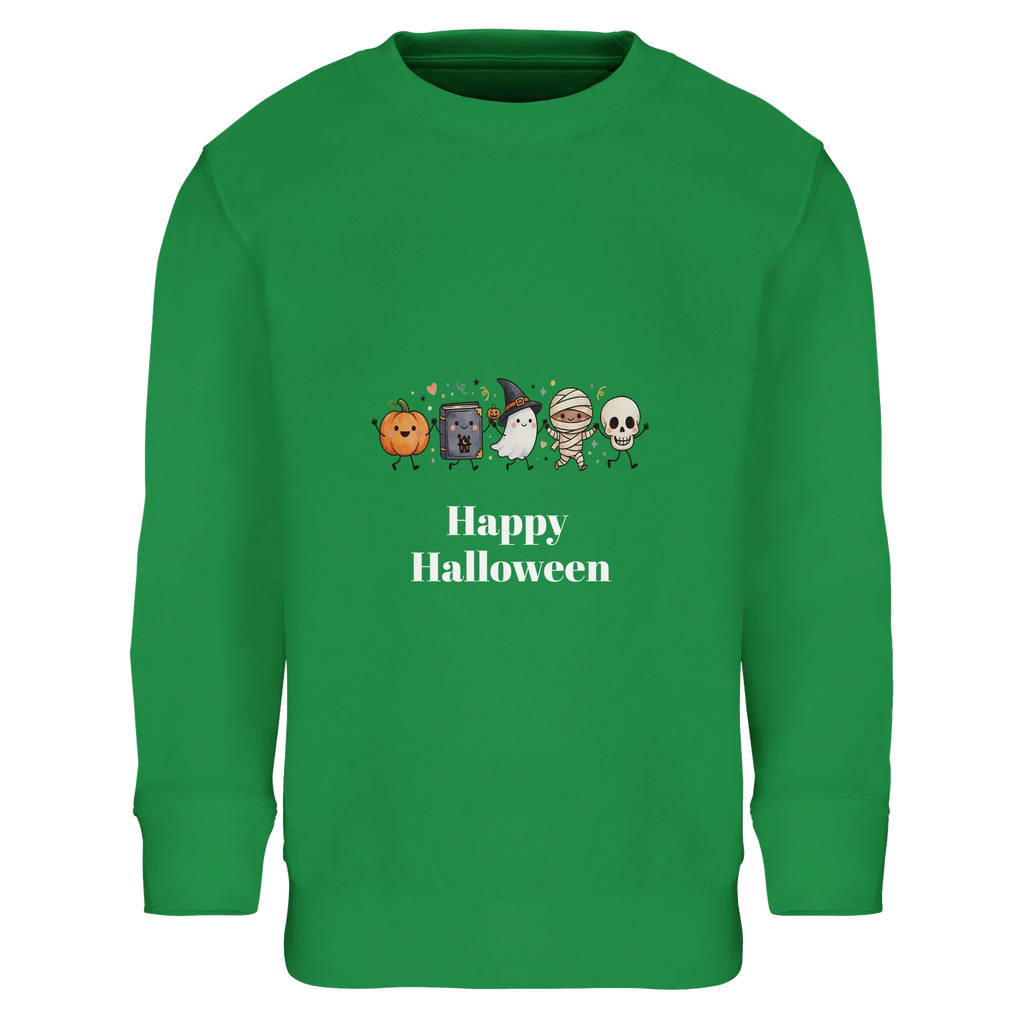 Personalised Cute Halloween Jumper for Kids - Custom Spooky Children's Sweatshirt