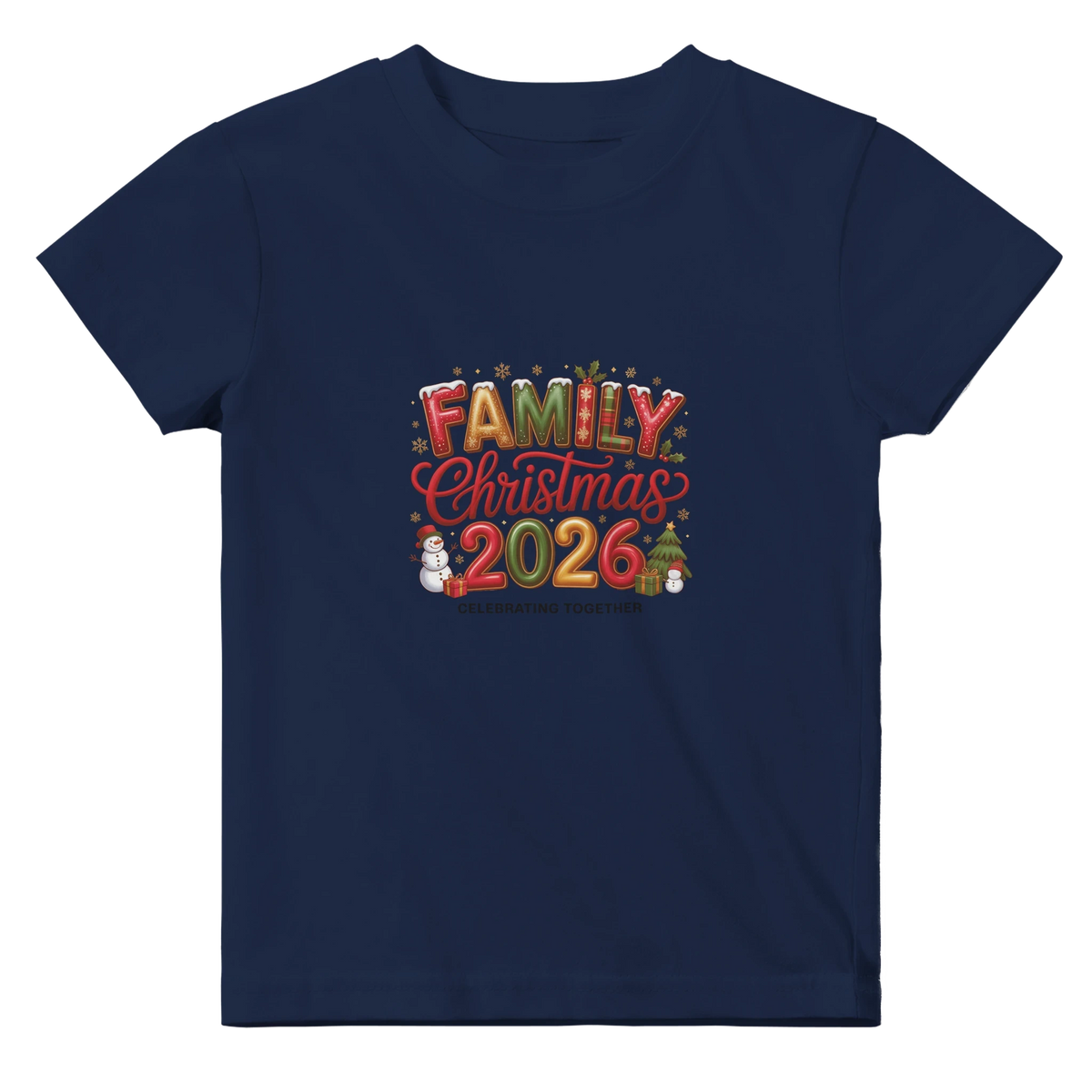 Family Christmas 2026 Baby T-Shirt - Matching Seasonal Apparel