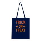 Trick or Treat Cotton Tote Bag – Eco-Friendly Halloween Accessory