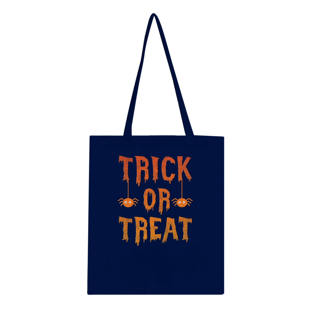 Trick or Treat Cotton Tote Bag – Eco-Friendly Halloween Accessory