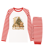 Christmas Tree & Teddy – 1st Christmas Baby Pyjama Set