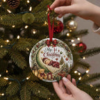 My 1st Christmas Ceramic Ornament – Sleeping Moon Baby Keepsake